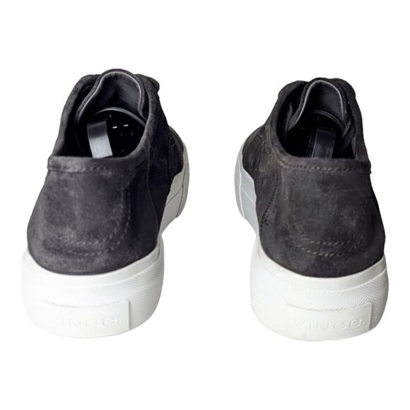 VINCE Copley Grey Suede Platform Sneaker Size 7.5 - Picture 5 of 7